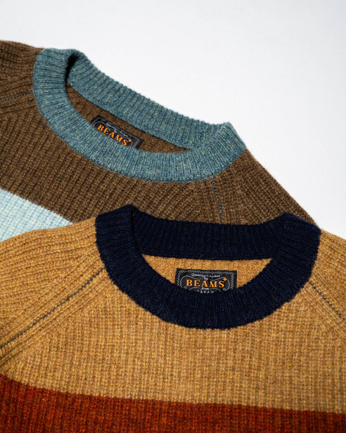 Beams+ Crew Multi Stripe 5G | 3815014304890 | AFEW STORE